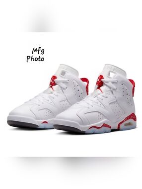 Nike Jordan (GS) Air Jordan 6 Retro 'Red Oreo', Boys 5.5
